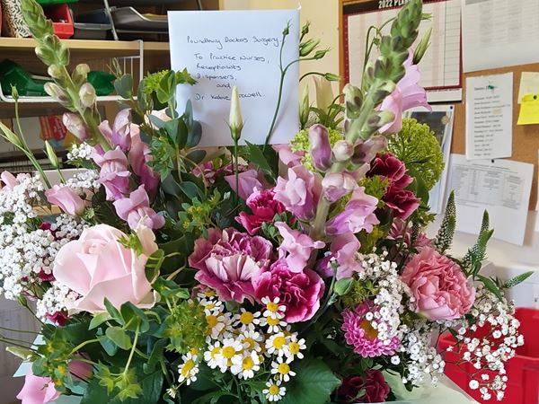 Staff Flower Bouquet